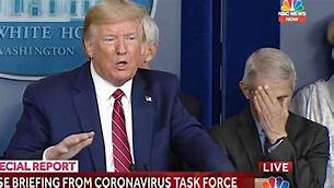 Donald Trump, the man who predicted that the virus will disappear in April "because of the heat" just attacked Dr. Fauci:
"Fauci is a disaster. If I listened to him, we’d have 500,000 deaths.. 700,000 or 800,000.
Retweet if you stand with Dr. Fauci. https://t.co/wDCviC03rN
