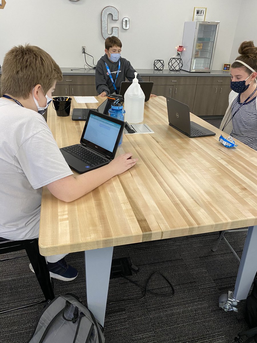 MrsPettit8's tweet photo. Chrome Co. interns have elected team leads and are collaborating to set team quarter 2 OKR. They then  brainstormed and delegated roles and checkpoints to reach their team goal. https://t.co/03DdxNvpMO