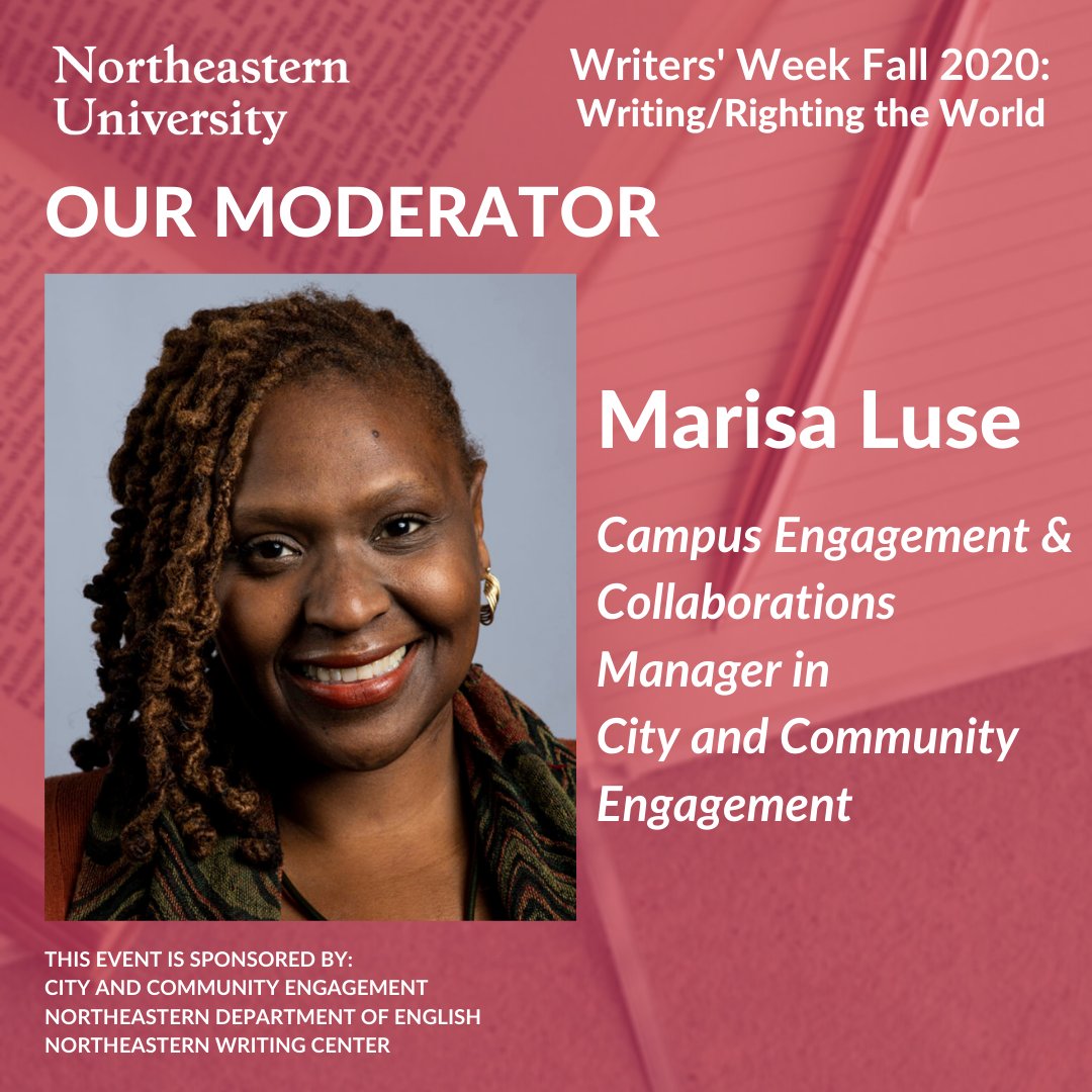 nuengaged's tweet photo. It's Writers' Week! Don't forget to join @english_nu, @NU_Writes &amp; CCE tonight for our kick-off event, Word-Work: #WhyIWrite Mixer &amp; Panel Discussion! Learn more &amp; register for our #NUWritersWeek2020 events at https://t.co/NdNEsYsZNZ #NUWhyIWrite #bostonwriters #tonimorrison https://t.co/F7qY0EWsSh