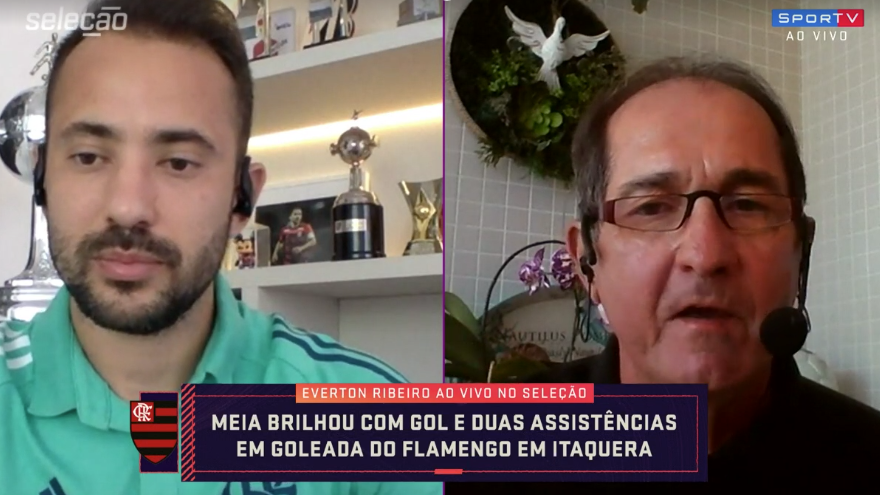 Muricy sobre Everton: “É o melhor disparado do futebol brasileiro.”

#SelecaoSporTV