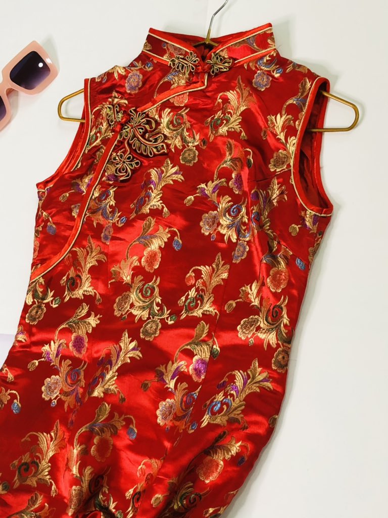 Red Qipao dressSize 6#3000