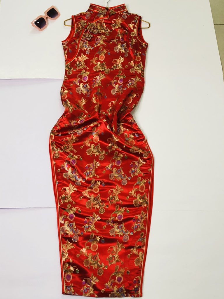 Red Qipao dressSize 6#3000