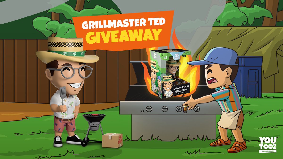 retweet and follow @youtooz for a chance to win one of these grillmaster boiz. I’ll be picking a few winners before it launches on the 27th!