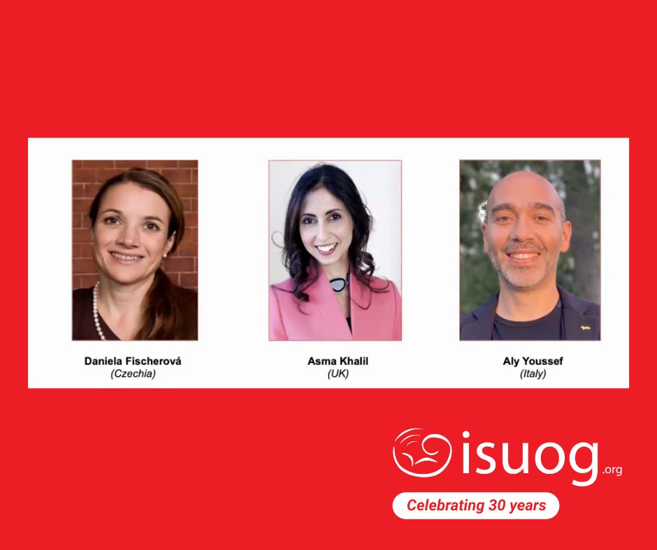 The 2020 Annual General Meeting of the Society was held today, and it is with pleasure we welcome the new Trustees that have been appointed: Daniela Fischerova, Asma Khalil and Aly Youssef. @ProfAsmaKhalil @AlyYoussef1 #LoveUltrasound #ISUOGat30 https://t.co/tD2Sr09yeY