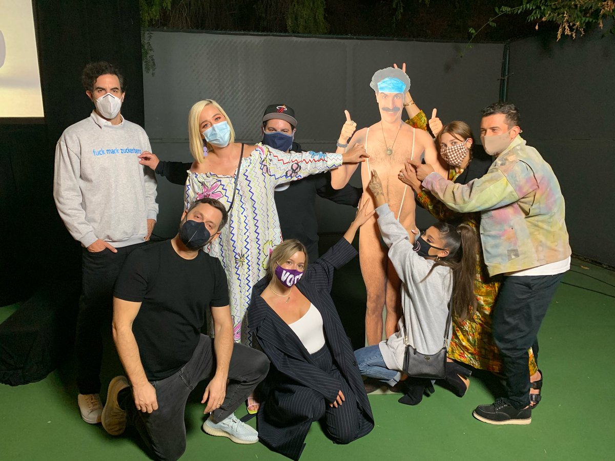 BoratSagdiyev's tweet photo. Hollywood liberals think they catch me, but these perverts actual committing sex attack on a fake! Great success! https://t.co/1fT4Q6p2ep