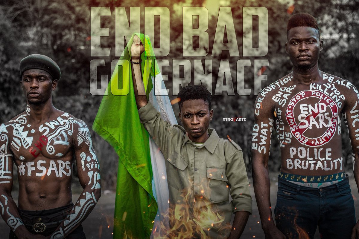 xtrovarts's tweet photo. @ItzAJoshua @holardamolar Don't say anything Just RETWEET immediately. Action speaks louder than voice ✊🏿✊🏿✊🏿 @MBuhari
#Endsars #EndBadGovernance #EndPoliceBrutality 
#EndSWAT #endsarsnow #ENDSarsBrutality #enoughisenought #nysc #xtrovarts #endbadgovernment #sars #sarsmustend #sarsbrutality https://t.co/T75gzWoNHd