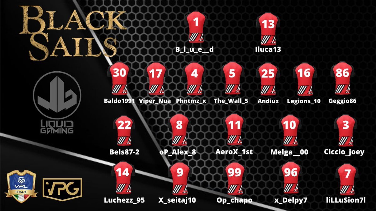 Questa sera iniziamo la stagione su <a href="/VPG_Italy/">VPG Italy</a>...bello tornare a competere dopo settimane di vuoto!

@OffSidePage_ @rumors_pro
<a href="/ProclubP/">Proclub Procuratore</a> <a href="/OfficialVPG/">Virtual Pro Gaming</a> <a href="/NewsProclub/">News Proclub</a> <a href="/Tutto_ProClub/">Tutto ProClub</a> <a href="/RTAllProClub/">RETWEET ALL PROCLUB</a> <a href="/HouseOfProClub/">H𝕠𝕦𝕤𝕖 𝕆𝕗 P𝕣𝕠C𝕝𝕦𝕓</a> <a href="/pctransfermarkt/">🇮🇹 PRO CLUBS TRANSFERMARKT🔍</a> <a href="/_LiquidGaming/">LiquidGaming.It</a>
<a href="/BeppeColPompa/">Revertive</a>

Ecco i nostri ragazzi!