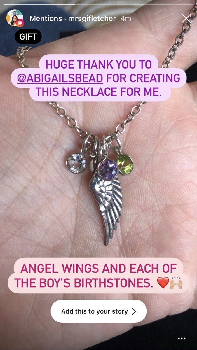 AbigailsBead's tweet photo. Thank you @MrsGiFletcher for the mention! I love making these bespoke Birthstone necklaces for awesome mothers everywhere. If you’d like to commission one of these bespoke necklaces, DM me to order 🎁💎💕 https://t.co/8qwLhenoGS