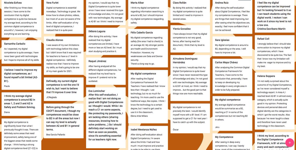 MGarasa's tweet photo. Final reflections after dealing with our own digital competences in #innoENG 
https://t.co/JGSfpdKd2U https://t.co/iWfZ5f8YAP