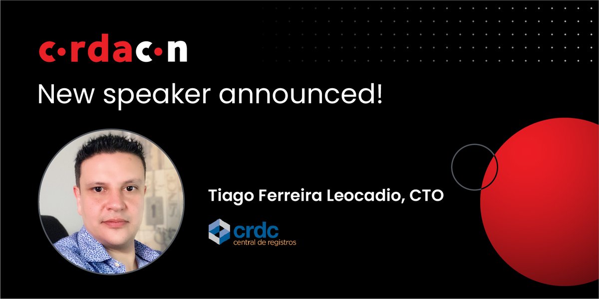 inside_r3's tweet photo. Tiago Ferreira Leocadio of #crdc will be speaking at #CordaCon2020! Tune in October 21 for a panel on interoperability in the Brazilian financial system. Register here: https://t.co/7NALgfKQdj https://t.co/GPPeKDbH8m