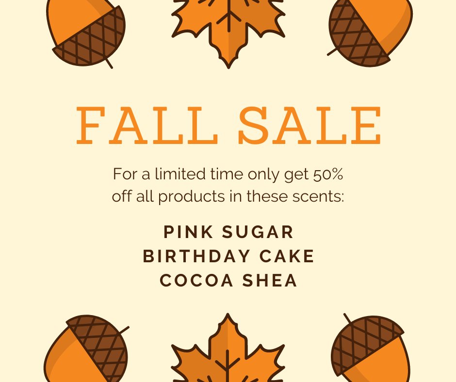 GesondeBathBody's tweet photo. 🍂 FALL SALE 🍂 https://t.co/KFEY5Q9PYe