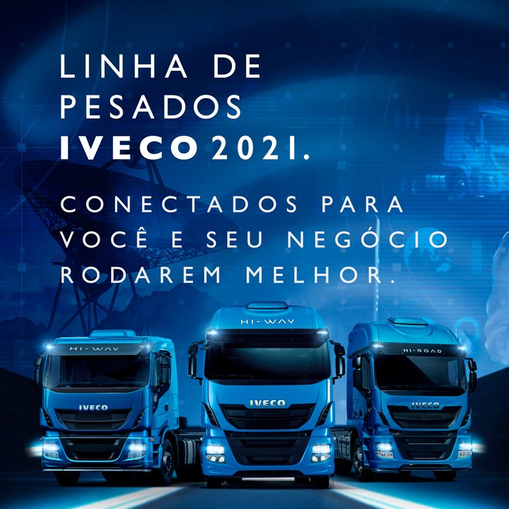 mercalfiveco's tweet photo. A Linha de Pesados IVECO 2021 conecta você e seu negócio! Agora, os brutos vêm equipados com o IVECO Connect! Reconhecidos pelo conforto, segurança e potência, agora, têm soluções de conectividade que reúnem tecnologia e assistência em tempo real. #Mercalf #MercalfIveco #IVECO https://t.co/w8bglrpzrq