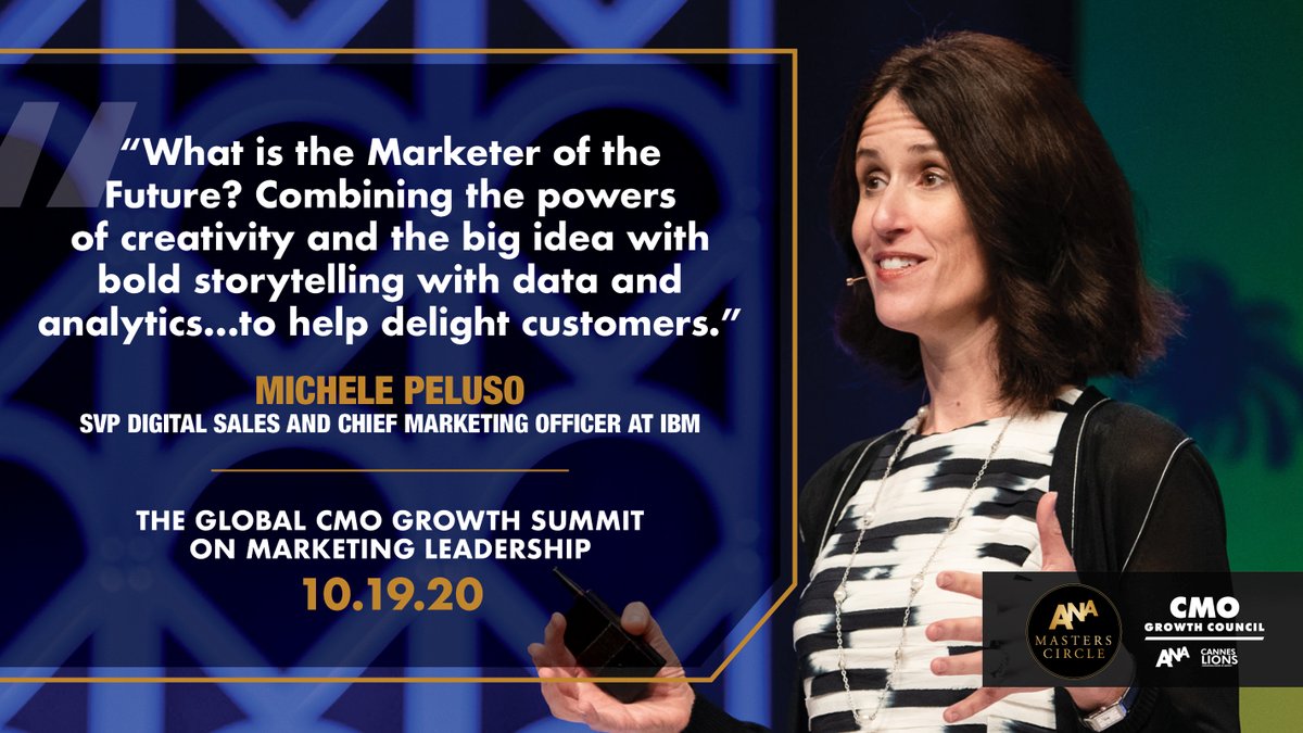 ANACMOMasters's tweet image. This afternoon at the Global CMO Growth Council Summit @RajaRajamannar and @michelleapeluso #ActionsNotAds #GrowthSummit