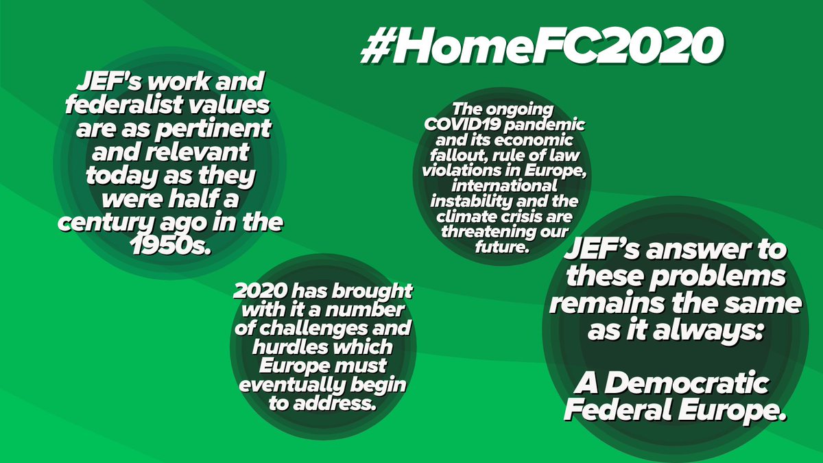JEF’s answer to the several international problems that are knocking on our doors in 2020 remains the same as it always has: a Democratic, Federal Europe.