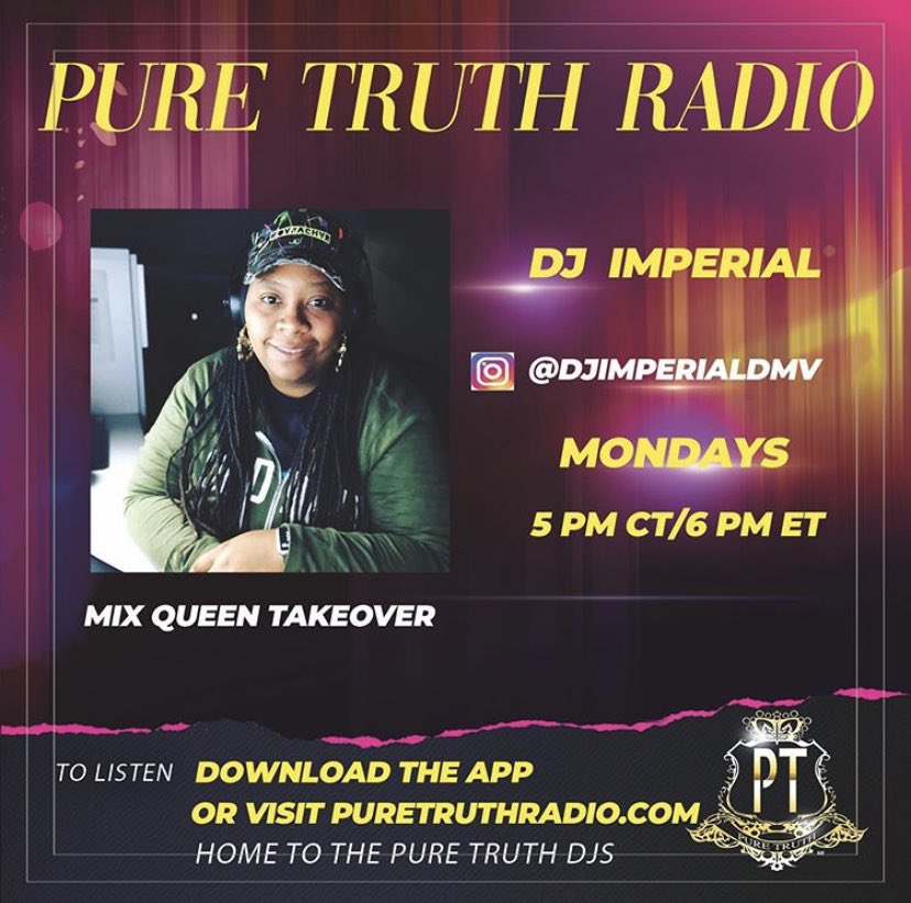 DJ Imperial  on Pure Truth Radio  We The Hottest  #puretruthllc #puretruthdjs #puretruthradio #dallas #djimperial #mixshow #media #dj #art #artists #club #cajokai #cajokaipromo #mixshow  #producer #marketing #radio #germany #wethehottest #webreakrecords