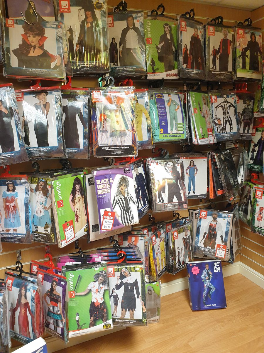 Halloween costumes <a href="/Katzfancydress/">Katz Fancydress</a> #Halloween2020 #shoplocal #savethehighstreet #nuneaton <a href="/NbbCtowns/">NBBCtowns</a>
