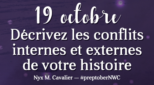  #preptoberNWCLa magie détruit le corps de tous ses utilisateurs, y comprit celui de Zallene. Quei quant à elle, fait face à plusieurs dilemmes moraux.Les conflits externes sont plutôt de nature politique (j'en dis pas trop pour limiter les gros spoilers mais le cœur y est). 