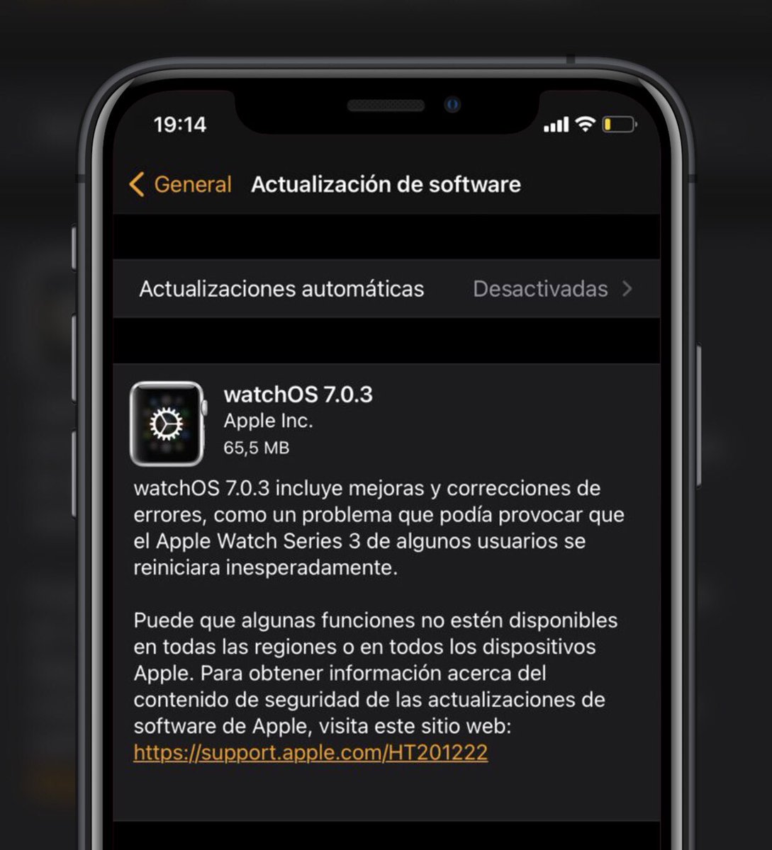 Alextecnologia_'s tweet image. Tenemos Actualización de #watchOS7 👀 ¡vayan a descargarla amigos! 🥳🥳
