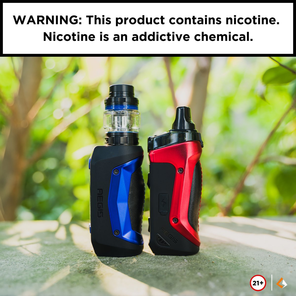 Geekvape_USA's tweet photo. Aegis Boost size comparison next to the Aegis Mini. A handy device indeed. 👍

This is the official USA Geekvape support account. Please send us a message with your DOB, followed by your question and we'll get back to you as soon as possible.
#Geekvape #AegisBoost #vape #Pod https://t.co/U6KWsk62zs