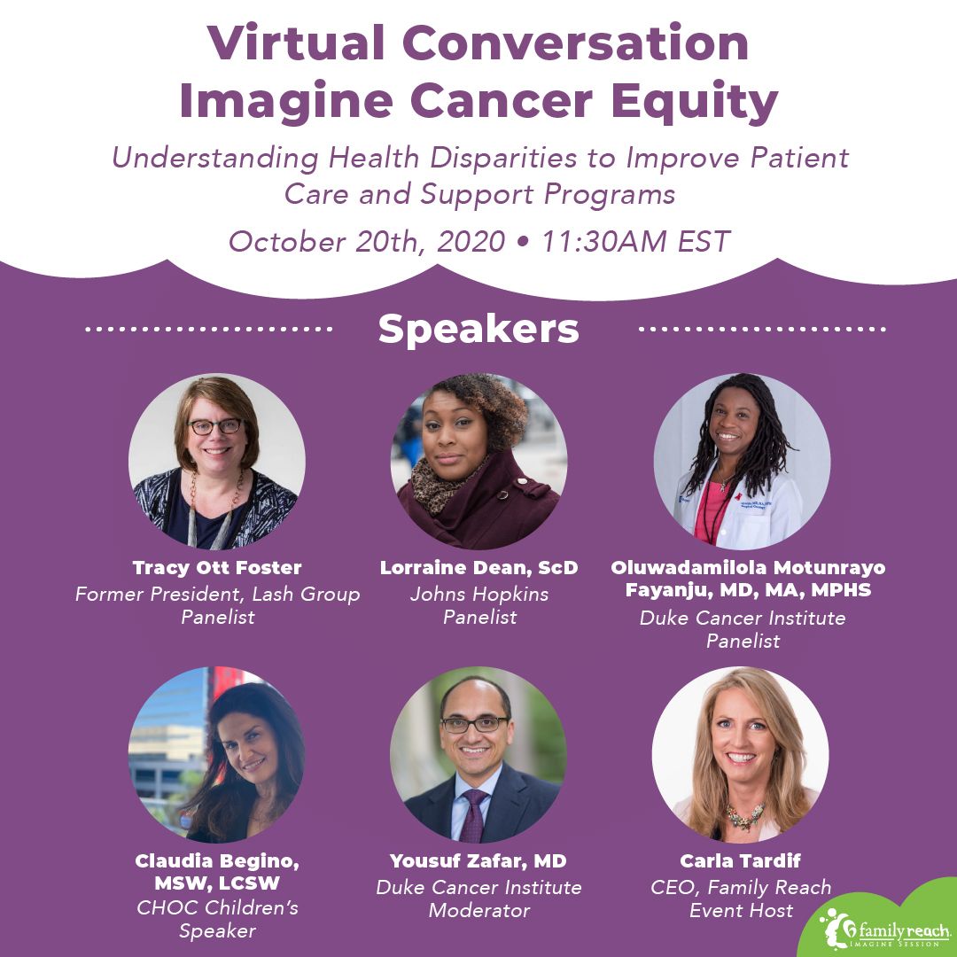 trfdotorg's tweet photo. .@trfdotorg is attending @FamilyReach's Annual #ImagineSession tomorrow Oct. 20! Join us for this virtual conversation on equity in cancer care. Register for free today: https://t.co/fml1oaklV5 https://t.co/XP3Qajhe7I