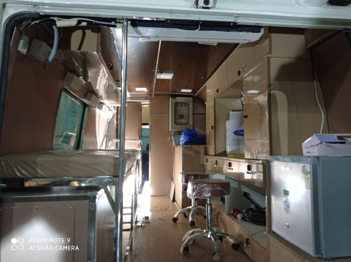 “Health on Wheels” - Mobile Medical Clinic !!!
At present, the mobile medical van is used to fight against COVID-19. We visit various slums in urban settings and rural areas to conduct testing for diabetes &amp; other illness; we refer any cases to the public health authorities.
#CSR