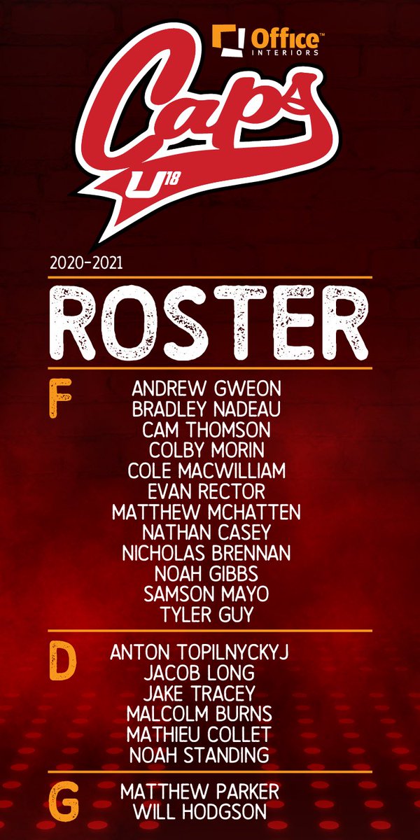 Introducing your 2020-2021 Office Interiors U18 Caps!