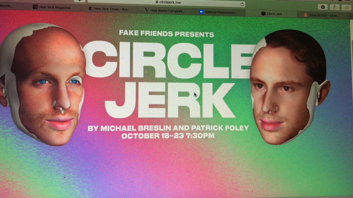 constablec29's tweet photo. Ohh excited to go “back” to the “theater” tonight and see @mischabreslin #patrickfoley #circlejerktheater https://t.co/xGFytlNEx6