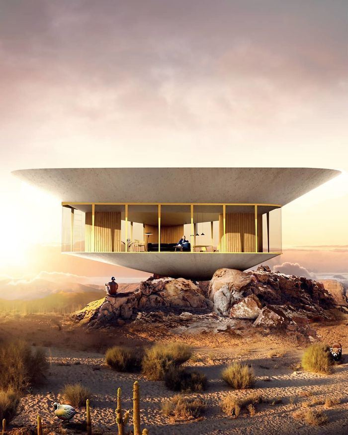 AnyArchitecture's tweet image. You and you&apos;re best friend gets to stay here for a week, but no WiFi. Would you do it?

#architecture #render #design