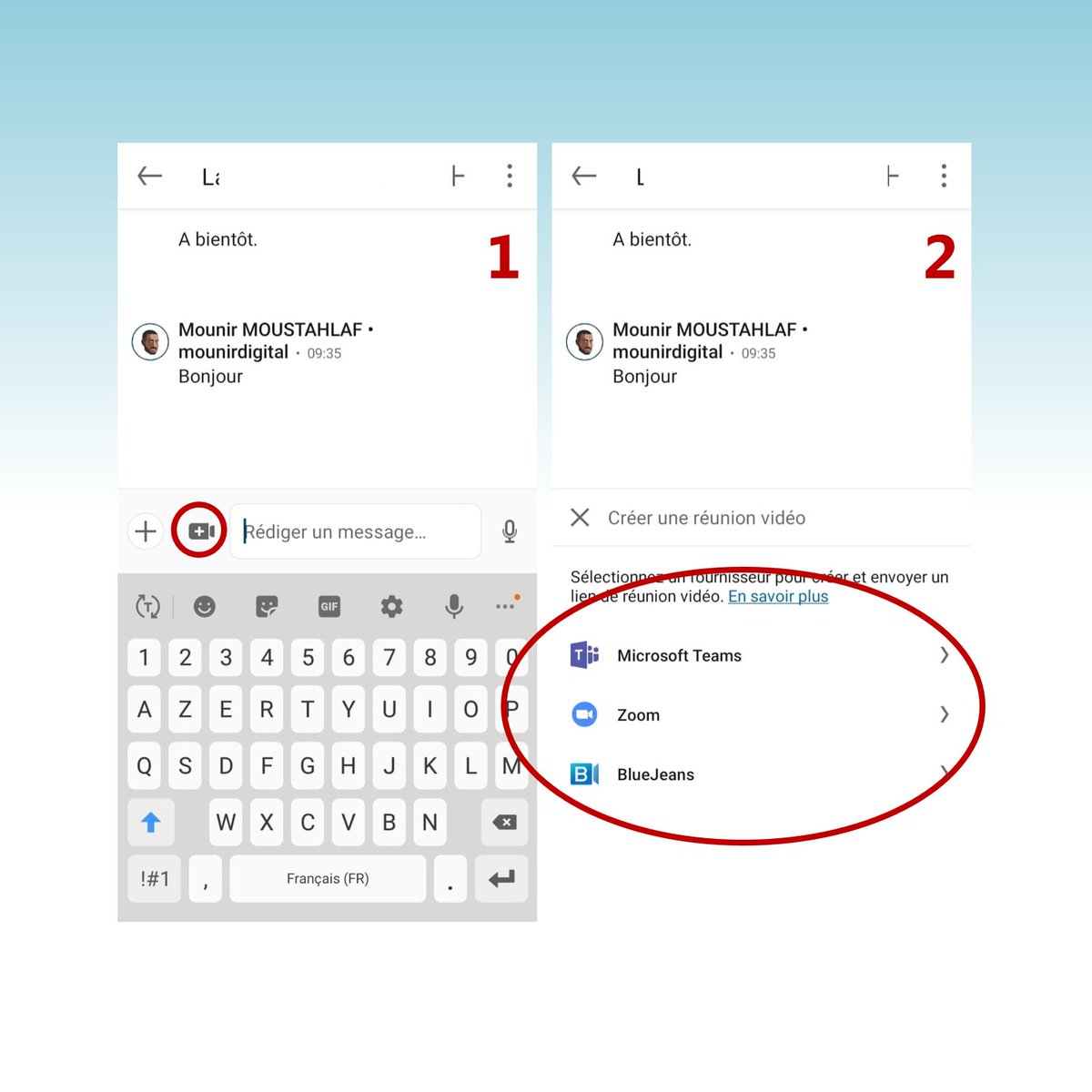 Nouveau sur LinkedIn : La possibilité de créer ou d'intégrer un lien d'invitation à une réunion en visio conférence en messagerie. 

#LinkedIN #veilledigitale #socialmedia #digitalmarketing