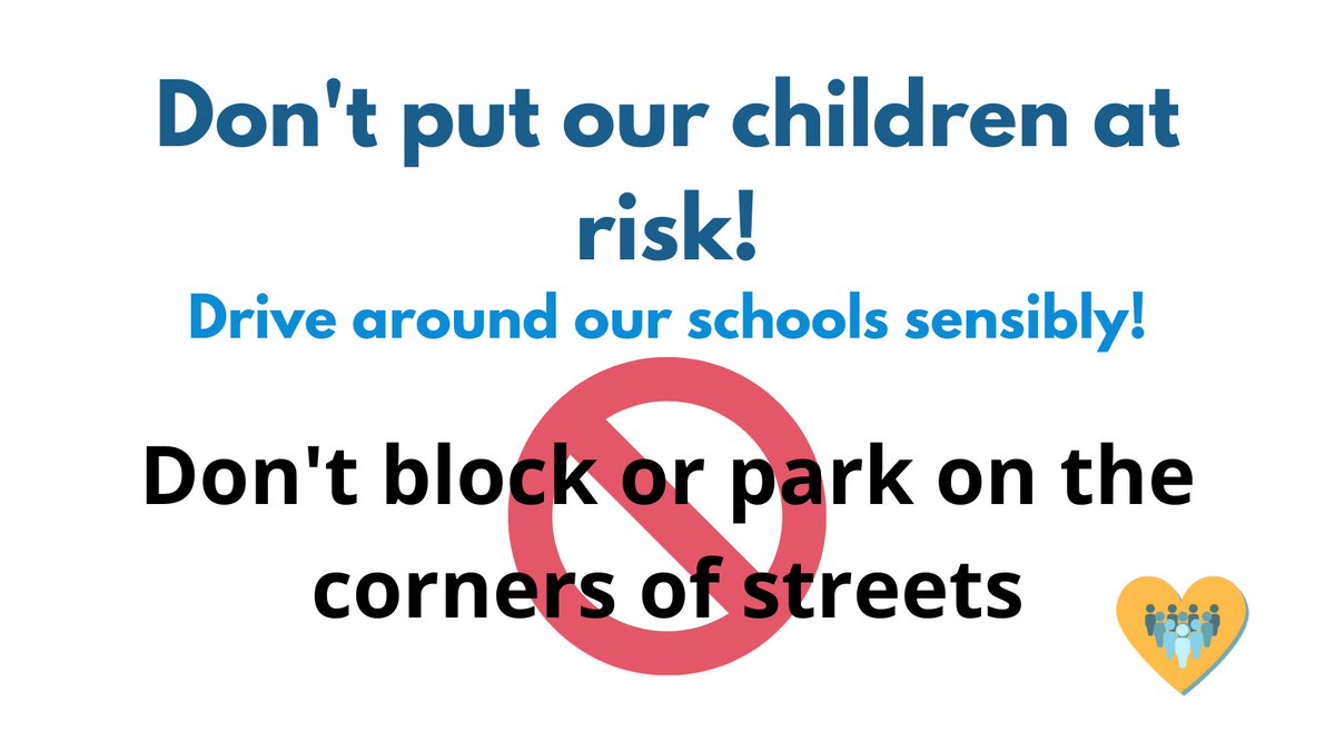 GCParentsGroup's tweet photo. Please park safely on the road, not on corners of surrounding school streets 🚸🚗 Don’t block traffic at street corners 🚫 #KeepYourChildSafe #RoadSafety  #KeepOurSchoolsSafe #DriveSensibly 💛 https://t.co/PMMUPIwi0p