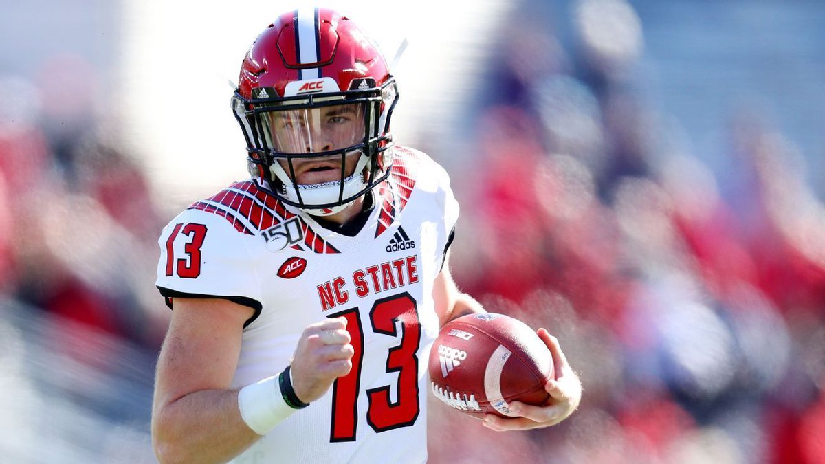 CFB_Chat's tweet photo. NC State Wolfpack QB Devin Leary expected to miss 4-8 weeks with broken fibula
#CFBChat 

Read: https://t.co/OCbL3G6Gpk https://t.co/IonAV2VJTJ