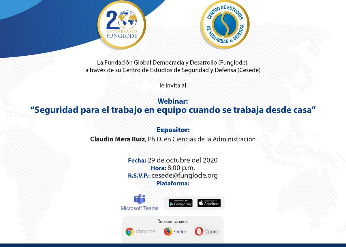 Para inscripciones eventbrite.com/e/seguridad-pa…