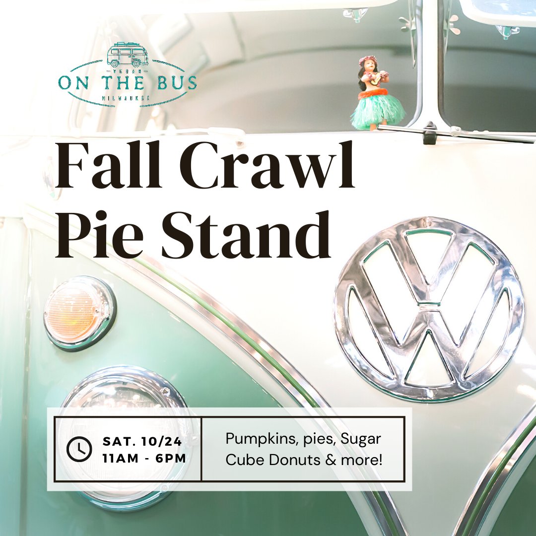 MKEPublicMarket's tweet photo. This year alone has had a tremendous impact on local businesses, which is why we have set out to celebrate our 15 year anniversary by spotlighting some of your favorite market vendors!
Mark your calendars & join us! 🥳
@YelpMKE @ThirdWardMKE
#FallCrawl #FallVibes https://t.co/4RY0cWZADl