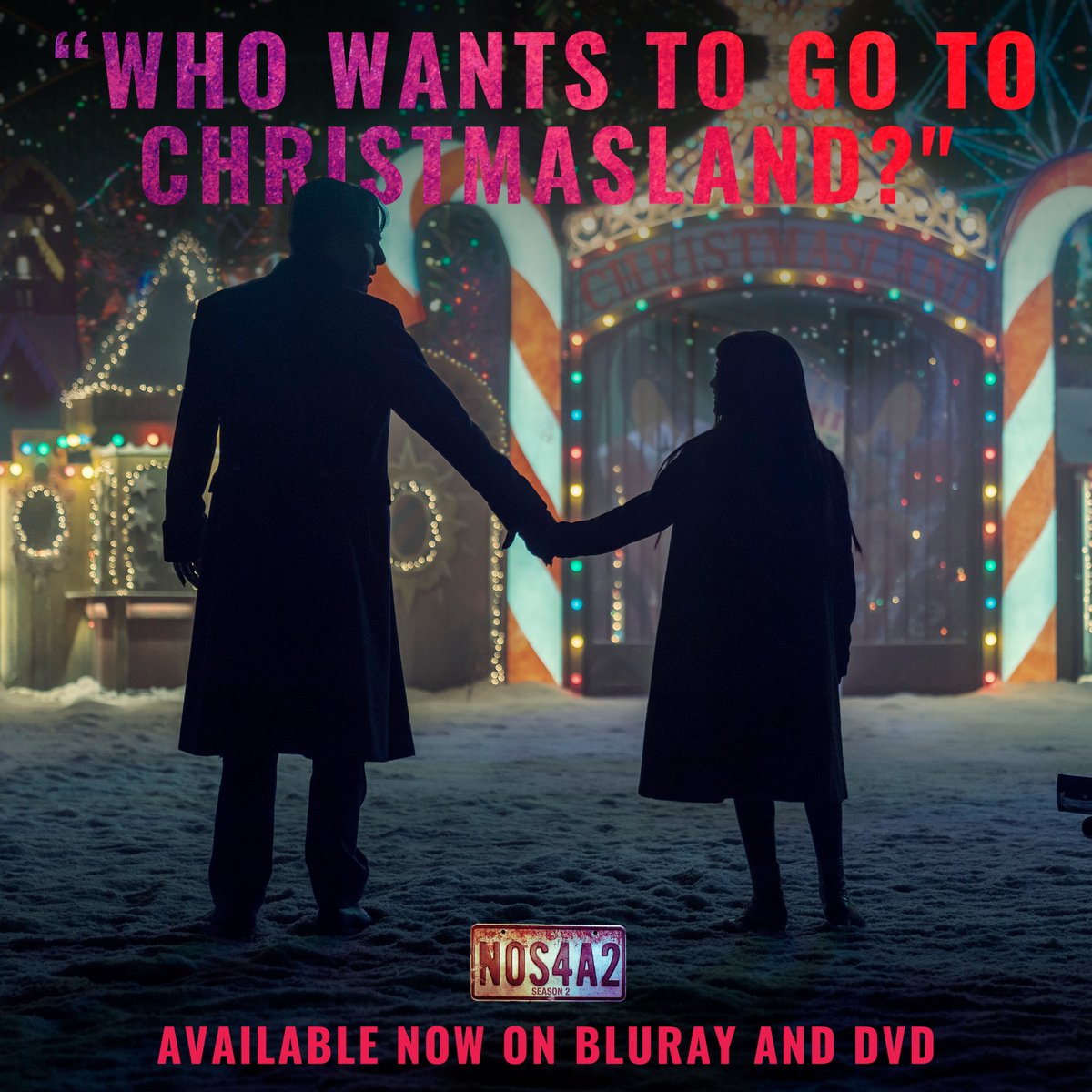 RLJEfilms's tweet image. &apos;Tis the season.  #NOS4A2 Season 2 is on DVD and BluRay tomorrow: bit.ly/NOS4A2S2