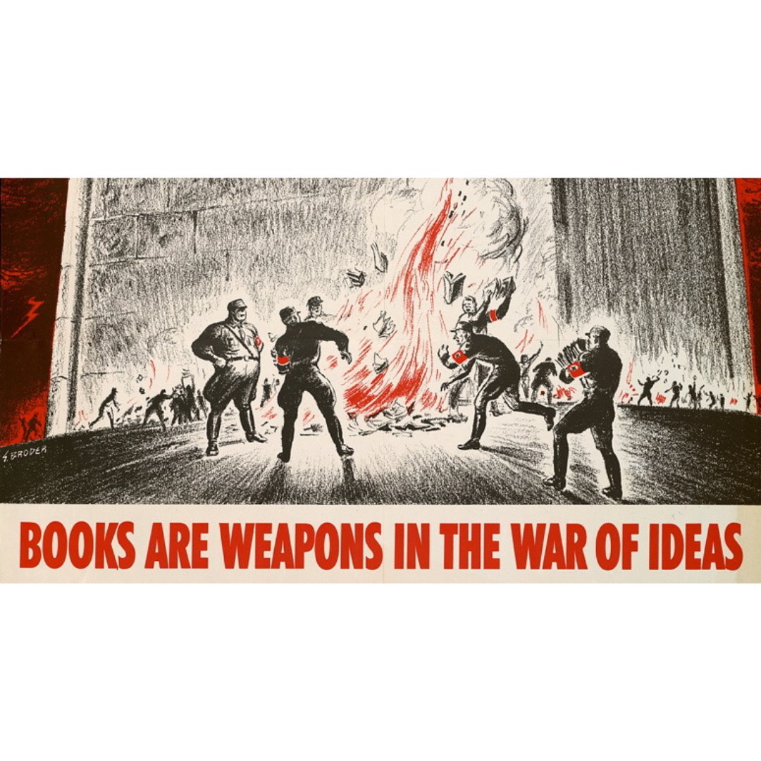 We especially recommend books with metal corners and gilded edges, aka “Assault Books.”
#booksareweapons