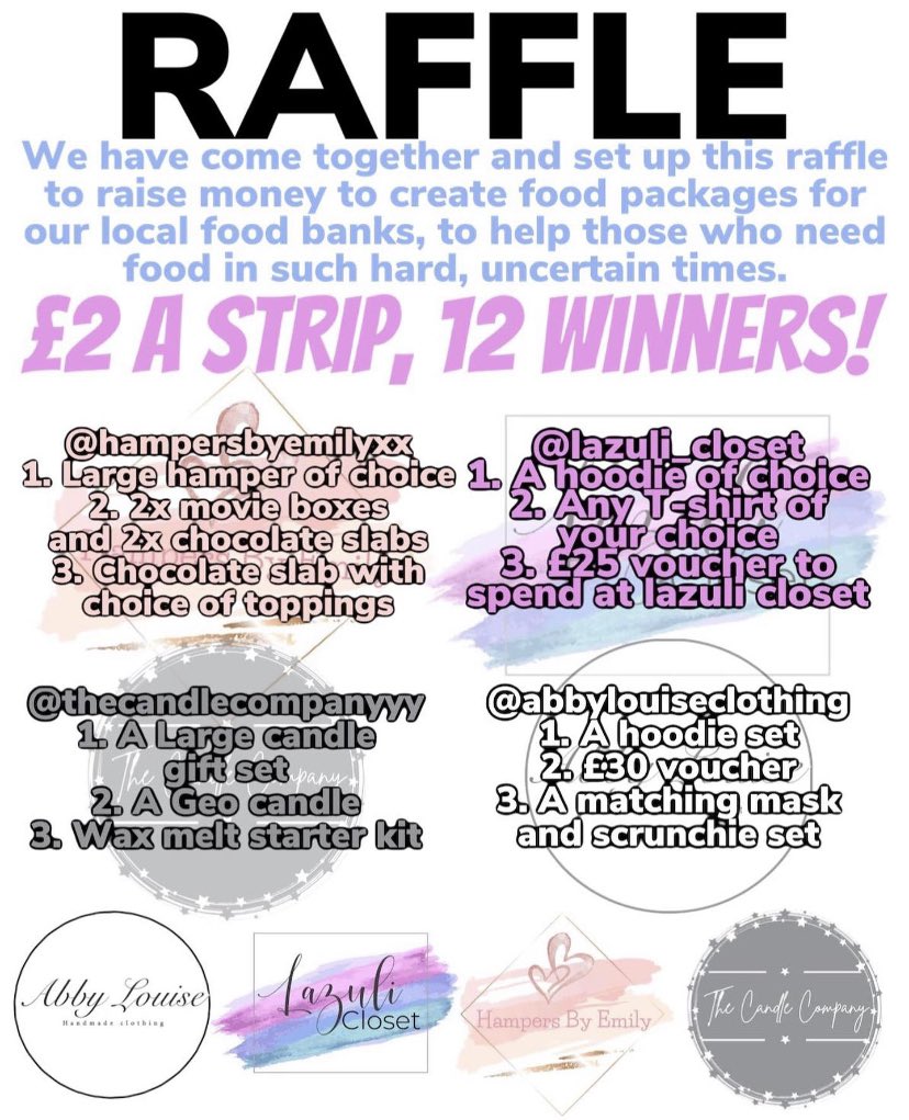 abbylmclean's tweet photo. I would appreciate it very much if anyone could share our raffle on Instagram 🥰
@abbylouiseclothing https://t.co/AXIevsRRN1