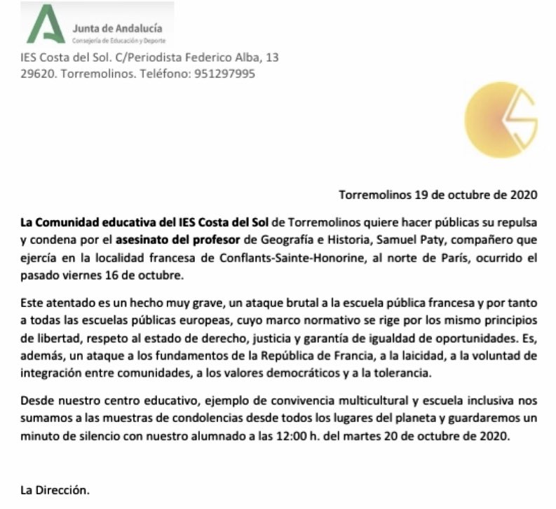IES Costa del Sol tweet media