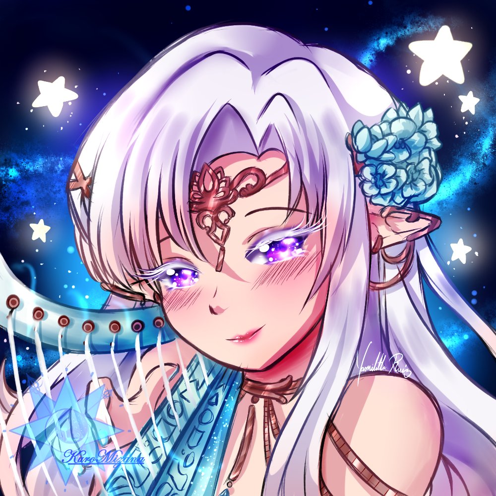 I'll start! I'm Yami, a digital and traditional artist who loves to draw OCs, color eyes and do galaxy-like backgrounds. I hope you guys like my art!