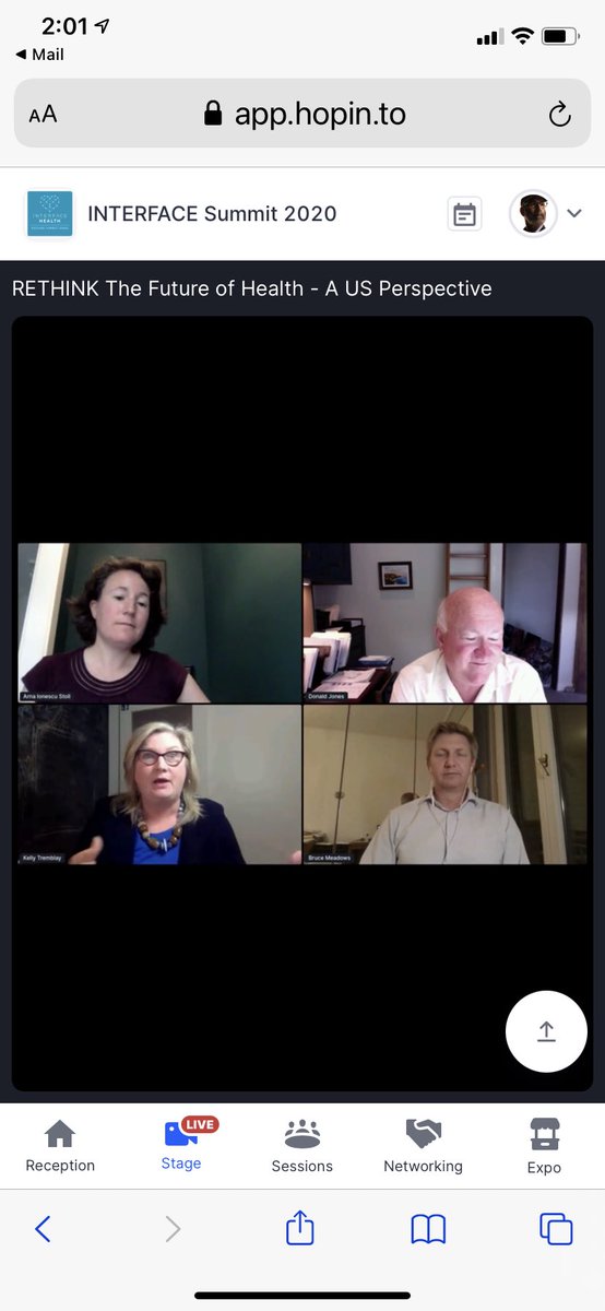 Gil_Bashe's tweet photo. Great @interfacehealth #interfacesummit 2020 session with #digitalhealth leaders. I am a contrarian. #telehealth visits are now declining month to month. Why? To quote @JohnNosta “Culture trumps innovation.” I add “follow the care and money.” Convenience yes - and more. https://t.co/Bv8iypNGCp