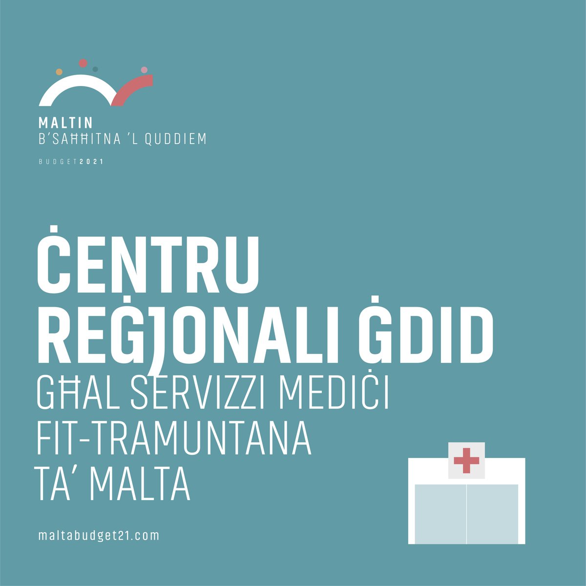 Ċentru reġjonali ġdid għal servizzi mediċi fit-tramuntana ta’ Malta #MaltinbSaħħitnalQuddiem #maltabudget21 #saħħa