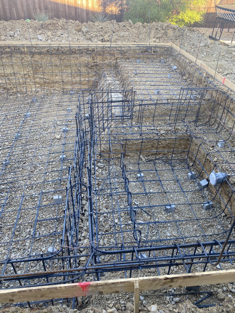 GarciaSteel's tweet photo. 3/8β on 10β on center β
#pool #swimmingpool #rebar #steel #rebarpool #steelpool #dfw #dallas #ftworth #construction #garciasteel #ironwork #landscape #poolconstruction #texas #rebartying #rebarconstruction #steeltying #steelconstruction https://t.co/wcS68JfJL7