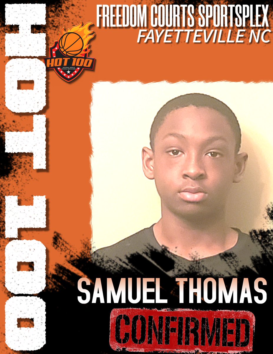 getmerecruited's tweet photo. 2025 5’4 G Samuel Thomas (Wendell Middle/NC) will be in the building for the Hot 100 Boys Middle School Showcase November 21-22nd in Fayetteville, NC!!! https://t.co/LWsz01ESv0
