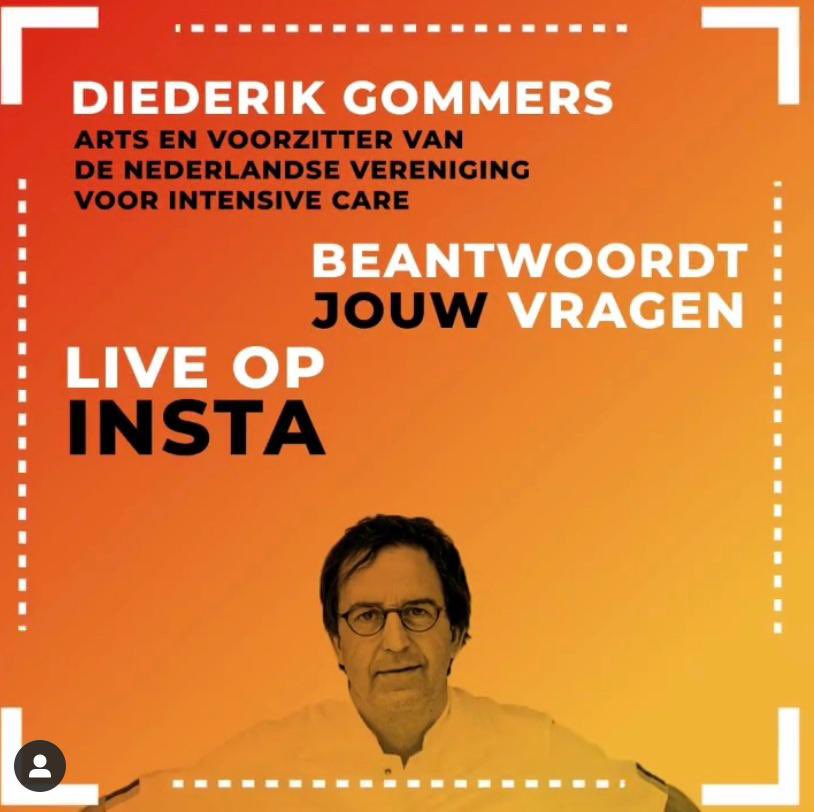 tweetsunl's tweet photo. Morgen kun je via de Instagram van de Wetenschapsagenda alles vragen aan arts Diederik Gommers (@ErasmusMC) over het coronavirus. De doelgroep zijn jongeren! Dus stel al je vragen onder het Instagram bericht en kom om 14:00 uur naar de livesessie of 19:30 uur. #daardoeikhetvoor https://t.co/z0WtZP0bNF