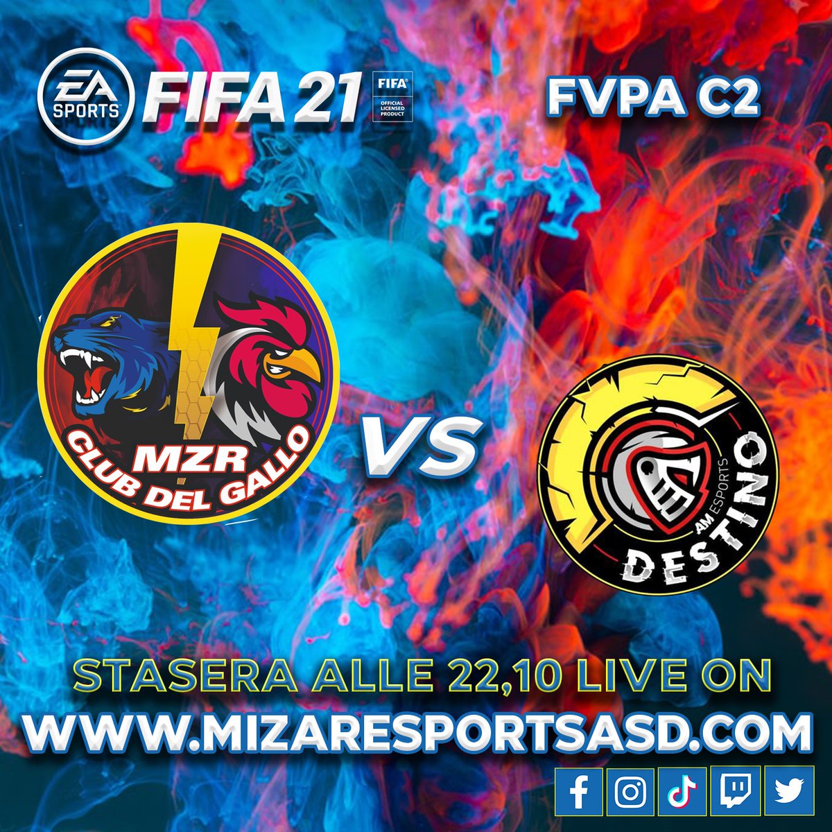 ClubDelGallo's tweet photo. ๐
MatchDay
๐ @FVPA_net C2
โ Giornata 1
๐ Start 22:10
๐๏ธ @ProClubDestino
--
๐ @VPG_Italy Serie D
โ Giornata 1
๐ Start 22:45
๐๏ธ @nerdsoldiers1
๐ฅhttps://t.co/L5CtKUPfUv
#MzrCDG #GoGalli
Powered by @MIZAR_eSports https://t.co/uuVFMZIZGy