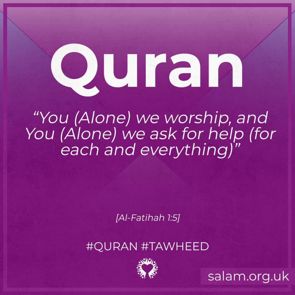 InitiativeSalam's tweet photo. #Tawheed #Quran https://t.co/6syIKiJifw