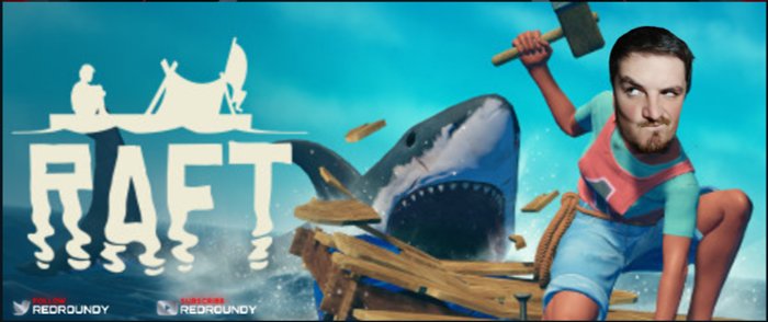 RedRoundy's tweet photo. Really looking forward to jumping back on this again! The 'Bouyancè' boys are back with their Raft, trying to avoid getting chomped by big old Brice himself. We are live at 8pm! Come unload your Monday woes.

#twitch #stream #roundy #raft #water #beware #dundun #bruce #beyonce https://t.co/T4Vs9IxPYA