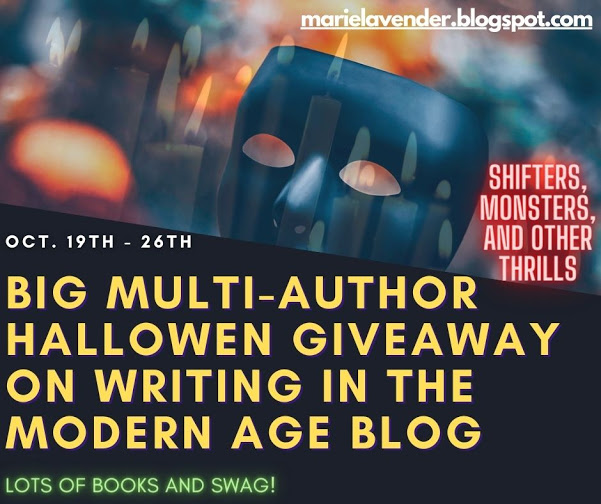 HollyBargoBooks's tweet image. Marie Lavender&apos;s Big Halloween Multi-Author Book and Swag Giveaway
On #Writmodage: Shifters, Monsters, And Other Thrills! 

marielavender.blogspot.com/2020/10/big-ha… 

Enter for a chance to win Daughter of the Twin Moons 
#HenHousePublishing #HollyBargo #Halloween #Fantasy #Romance