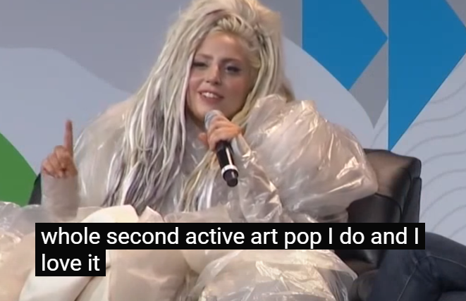 Gaga also started teasing a possible second act of ARTPOP which was supposed to include some tracks she teased back in 2012 that didn't end up being on the album but after big anticipation she went silent on the topic and ARTPOP ACT 2 was left unreleased.