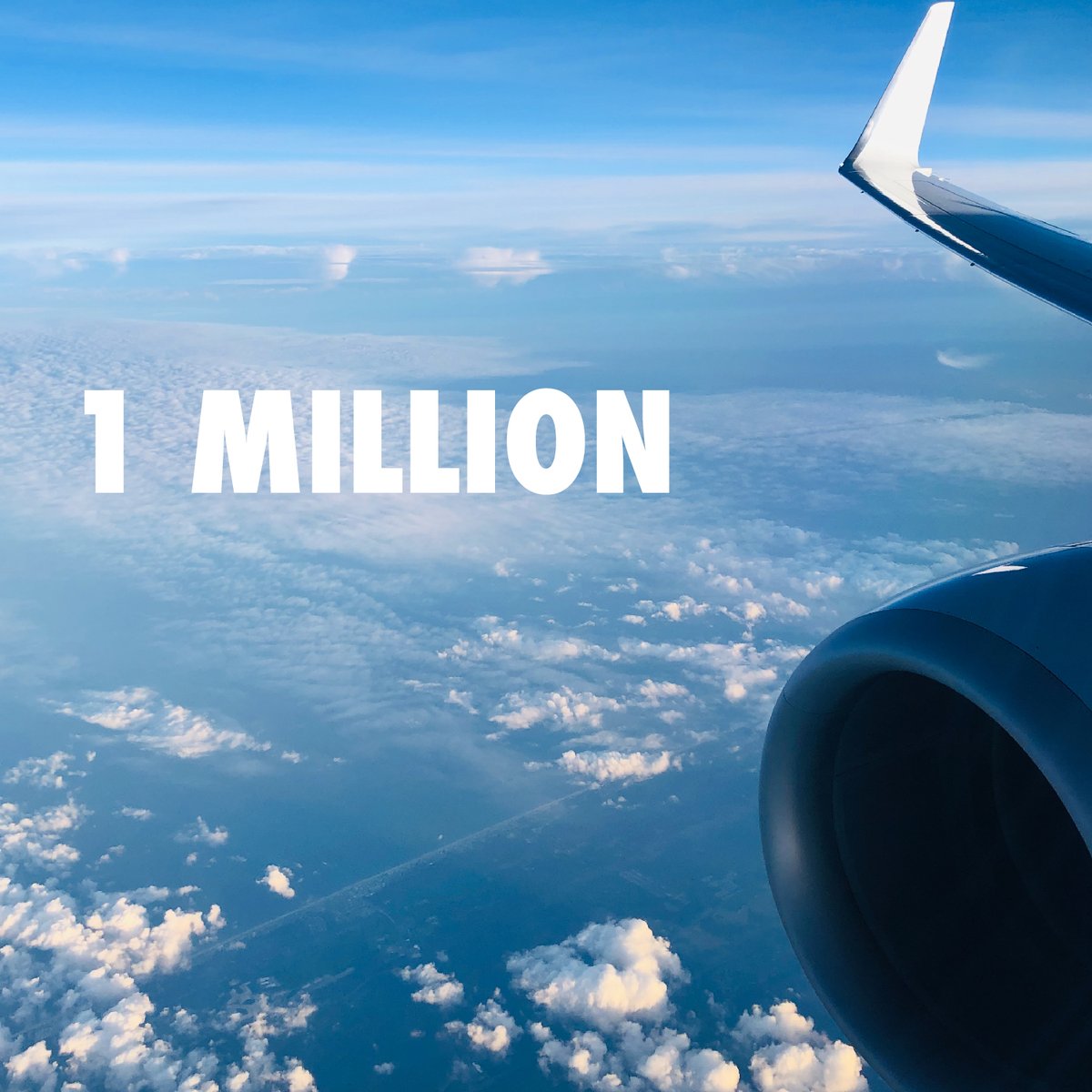 For the first time since March 16, over 1 million passengers took flight.  According to @tsa, the million plus passengers screened yesterday compares with 2.6 million on the same day last year. Together, we can only rise to new heights from here. ow.ly/GNlM50BWGux