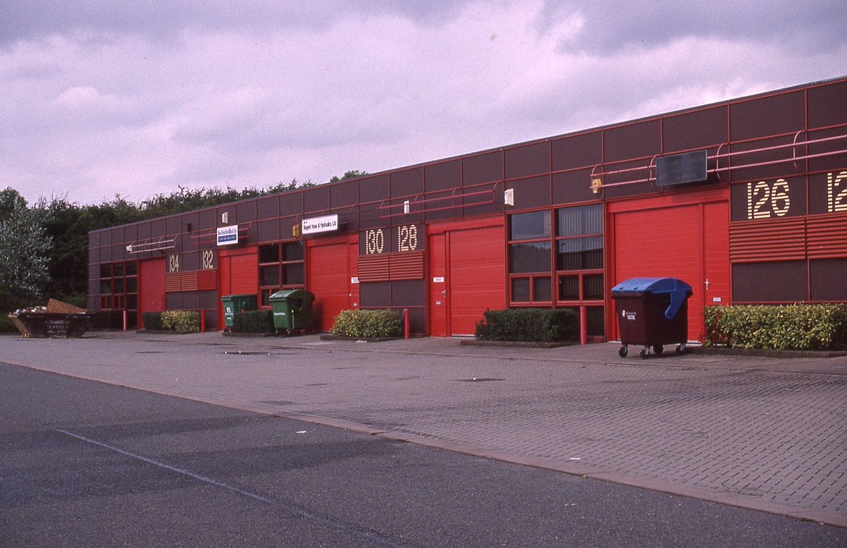 I am now turning to MK's unrivalled collection of AFUs (Advance Factory Units) - the best collection of modern industrial buildings in the country - largely unknown - all designed by MK Development Corporation.  First, Blakelands North in original (red) and new (blue) colours